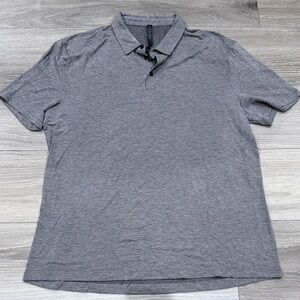 Lululemon Men’s Gray Polo Shirt XXL